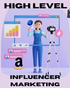 Flat lay of Amazon influencer toolkit with UGC script notes, product packaging, and digital content strategy styled on a marble desk — ideal for TikTok and Amazon listings.